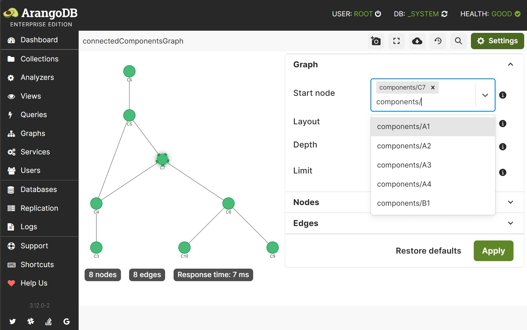 ArangoDB Edge Patterns in ERP